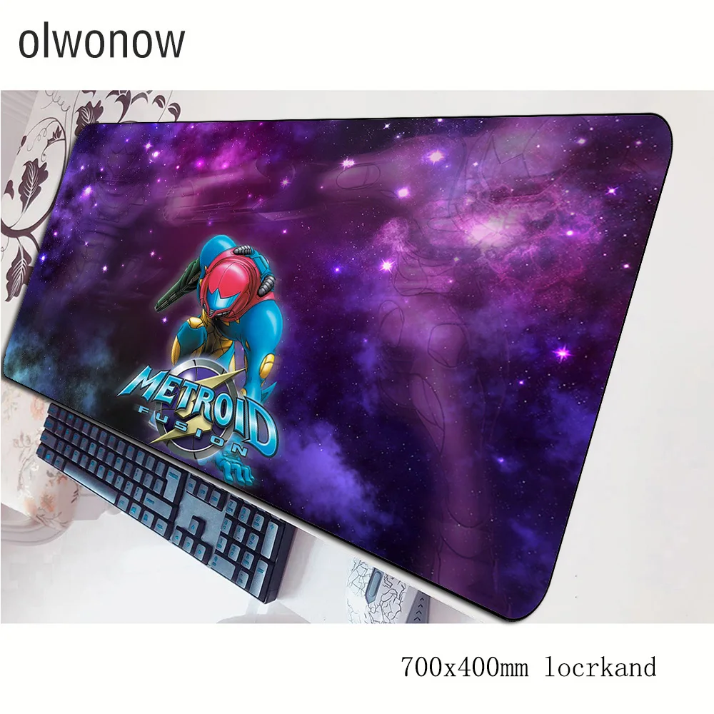 Красивый коврик для мыши metroid 70x40 см игровой большой профессиональный клавиатуры