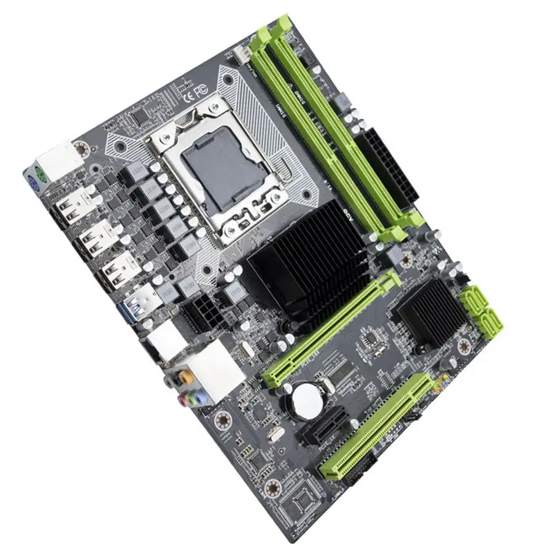 X58 Lga 1366 материнская плата поддержка для REG ECC сервер памяти и Xeon процессор 32 Ram с