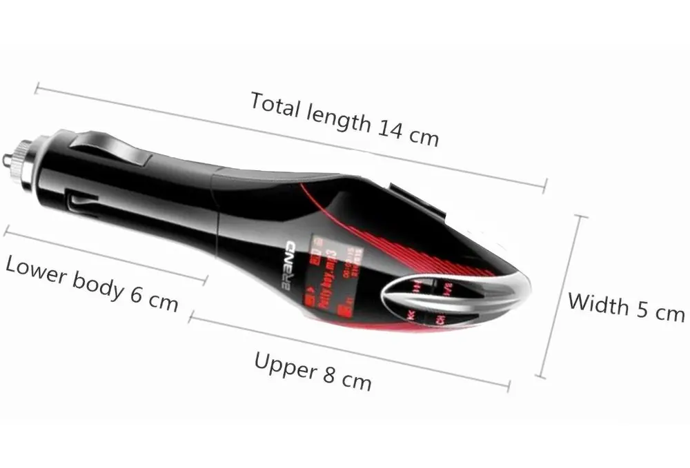 Красный ЖК-дисплей автомобильный комплект электроники MP3 музыкальный плеер