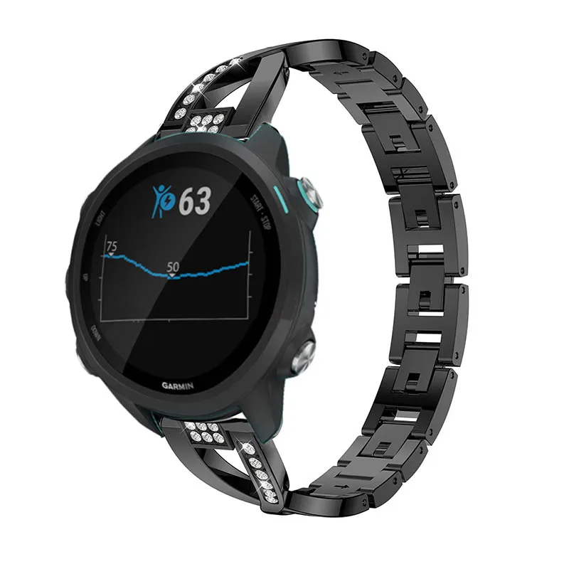20 мм для Garmin forerunner 245 металлический ремешок для часов для samsung Galaxy watch Active/gear S2/gear sport bracelet ремешки для часов