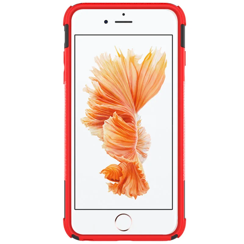 Роскошный чехол для iPhone 6 s plus ударопрочный ТПУ + ПК Прочный Гибридный мобильного
