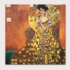 Mintura 100% ручная Paintied известная Репродукция картина Густава Климта поцелуй Адель данае картина маслом настенная живопись для гостиной