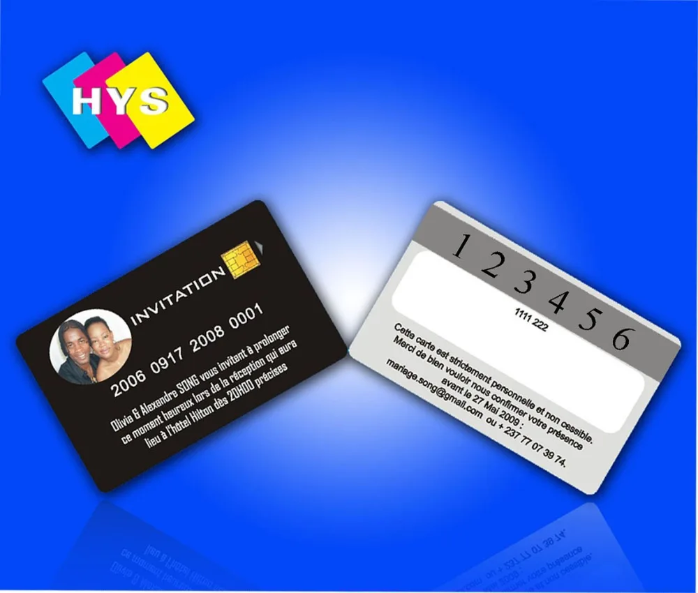 Пластиковая умная визитная карточка и карта со штрихкодом из ПВХ|business card printing|card