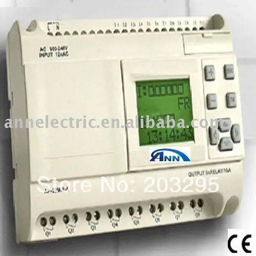 Mini PLC AF 20MR D2 с HMI 12 24 В постоянного тока точек входа 8 (с аналоговым входом) релейный