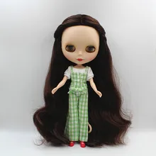 Кукла Blygirl Blyth коричневые локоны матовый корпус для лица можно
