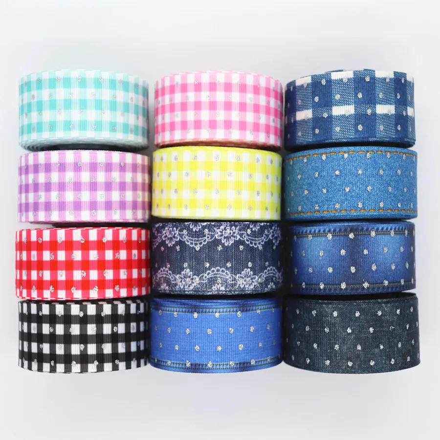 

Ленты grosgrain с серебристыми точками, 18071701, 1 дюйм, 25 мм, 10 ярдов, материалы для рукоделия