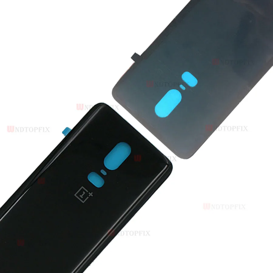 Оригинальное стекло для OnePlus 6 6T Задняя Крышка батарейного отсека дверь задняя стекло Oneplus 7 Pro Крышка батарейного отсека 1+ 6T корпус чехол+ объектив камеры