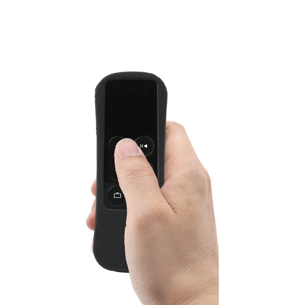Цветной силиконовый защитный чехол Sikai для Apple TV4 прозрачный мягкий из ТПУ с
