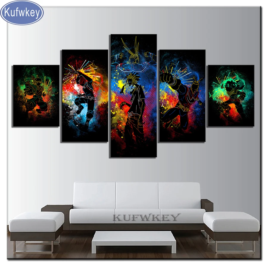 5 шт. Diy алмазная живопись для костюмированной вечеринки по японскому аниме