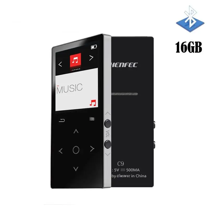 MP4 плеер Bluetooth 16G с динамиком с сенсорным экраном поддерживает видео, fm-радио без потерь Музыкальный плеер поддерживает карту памяти 128 ГБ