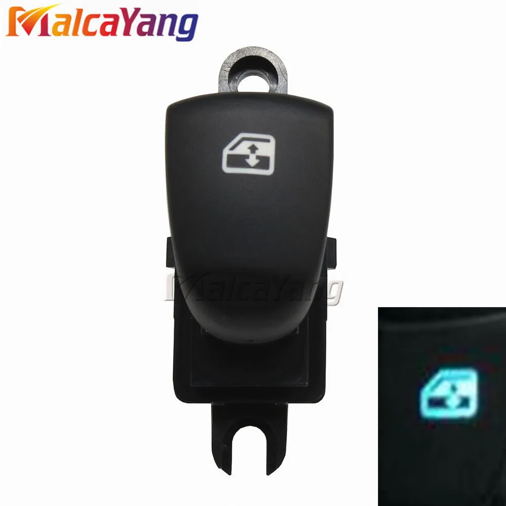 Single switch Для Nissan Qashqai/Altima/Sylphy/Tiida/X-Trail ледяной голубой свет основной/Одноместный/передний правый стеклоподъемник переключатель со стороны водителя - Цвет: Single switch