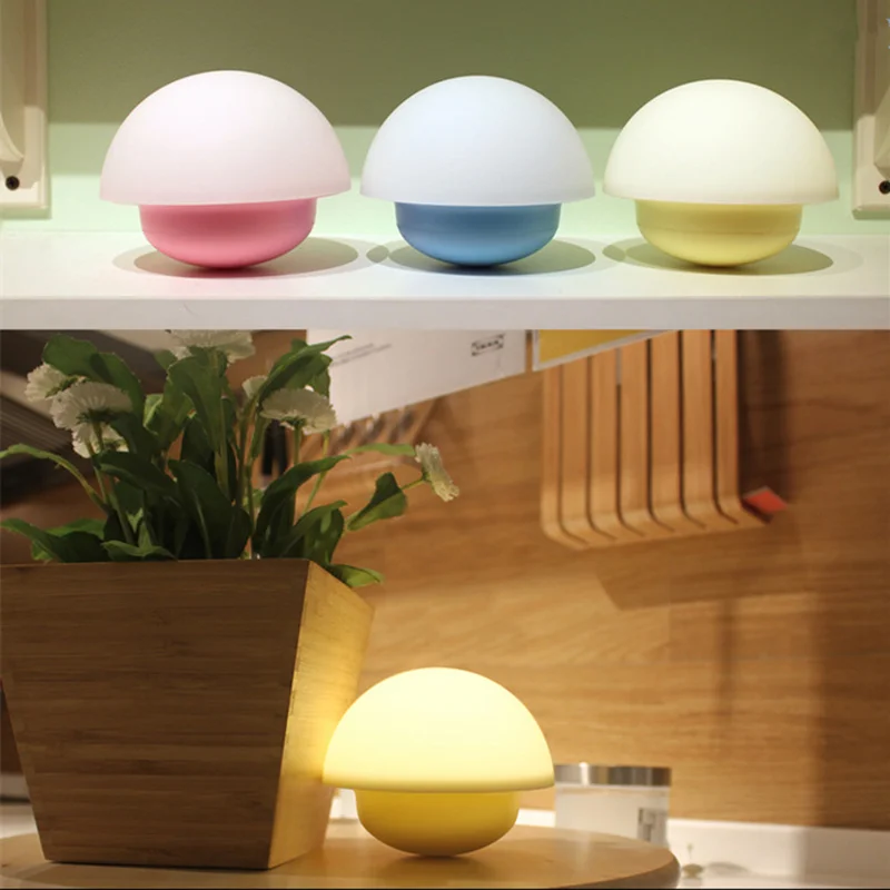

LED Mushroom Lamp LED touch light pat star master light USB/battery power Baby Bedroom Lighting Child Kids Sleeping Night light