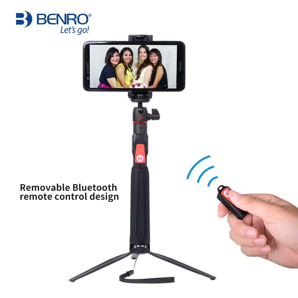 Benro SC1 OSMO карманные аксессуары из углеродного волокна мини штатив настольная подставка портативный удлинитель шест палка для селфи беспроводной Bluetooth