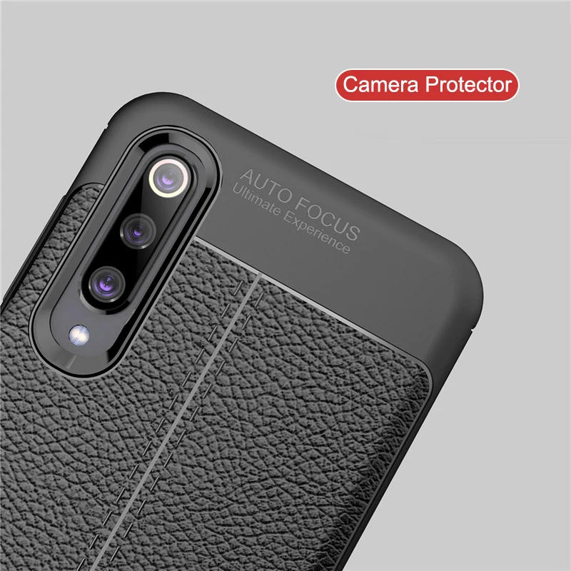 Beworlder For Xiaomi Mi 9 SE Case Lichee Pattern Silicone Anti Slip Full Protect Soft TPU Cover Mi9SE |