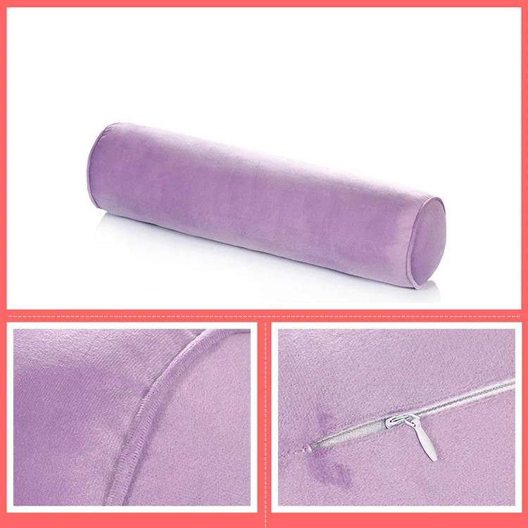 Purple Подушка для шеи, подушки для путешествий, мягкая Массажная подушка для шейной спины, подушка для автомобиля, Подушка для спины стула - Цвет: Purple