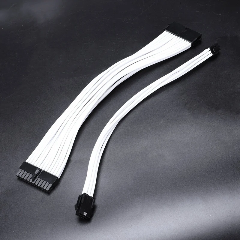 Базовый набор удлинительных кабелей 1 шт. Atx 24Pin/Eps 4 + 4Pin/Pci-E 8Pin/Pci-E 6Pin удлинитель