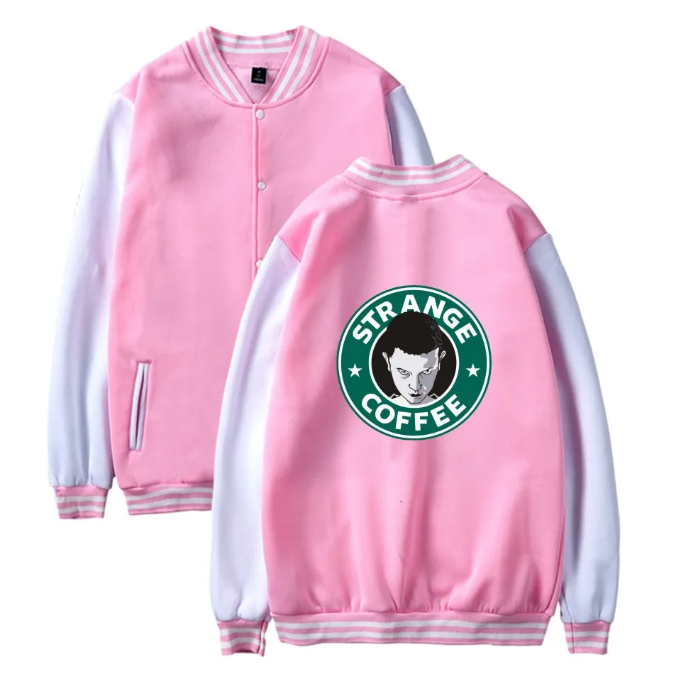 

Stranger Things New Style Long Sleeve Baseball Jackets Men/Women Hot TV Series Casual Outwear Coat Streetwear Tracksuit
