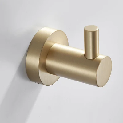 Латунный матовый золотой набор оборудования для полотенец ванной комнаты крючок