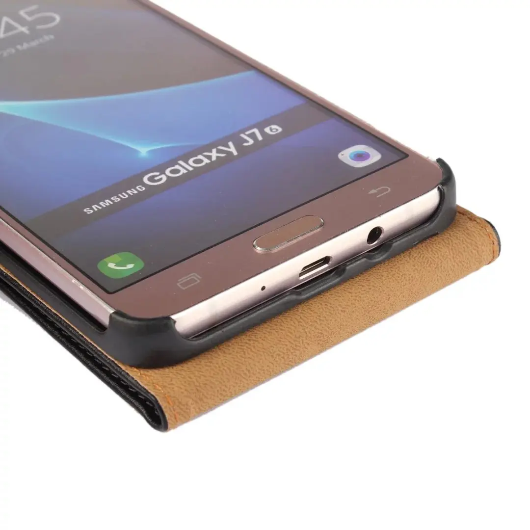 PDGB чехол из натуральной кожи для Samsung Galaxy J1 J3 J7 2016 J120 J710 Вертикальный флип