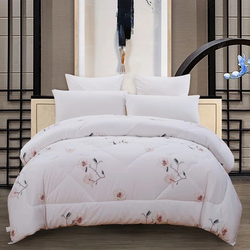 

Twin/Queen/King Size 100%Cotton Warm Soft Winter Comforter Duvet Cover filler Throw Blanket Quilt sets For Kids Adults