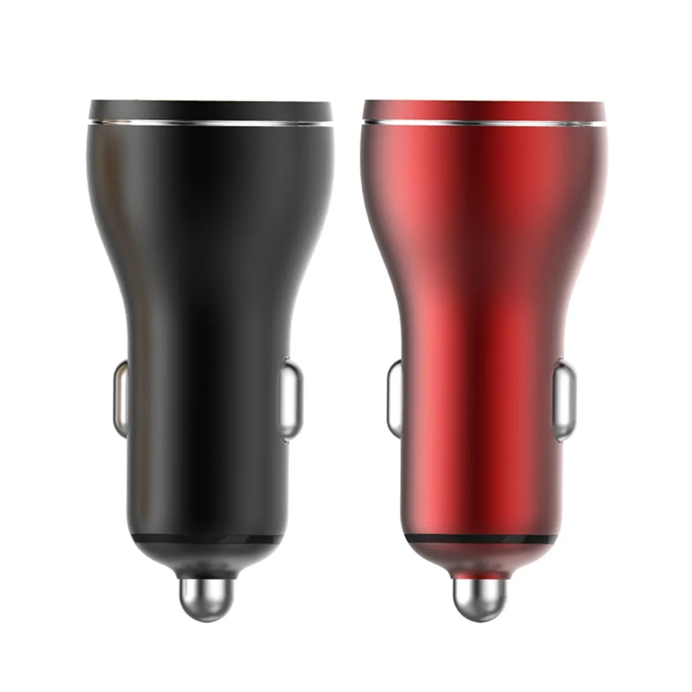 SOONHUA Mini Dual USB Автомобильное зарядное устройство 3.6A Быстрая зарядка Универсальный