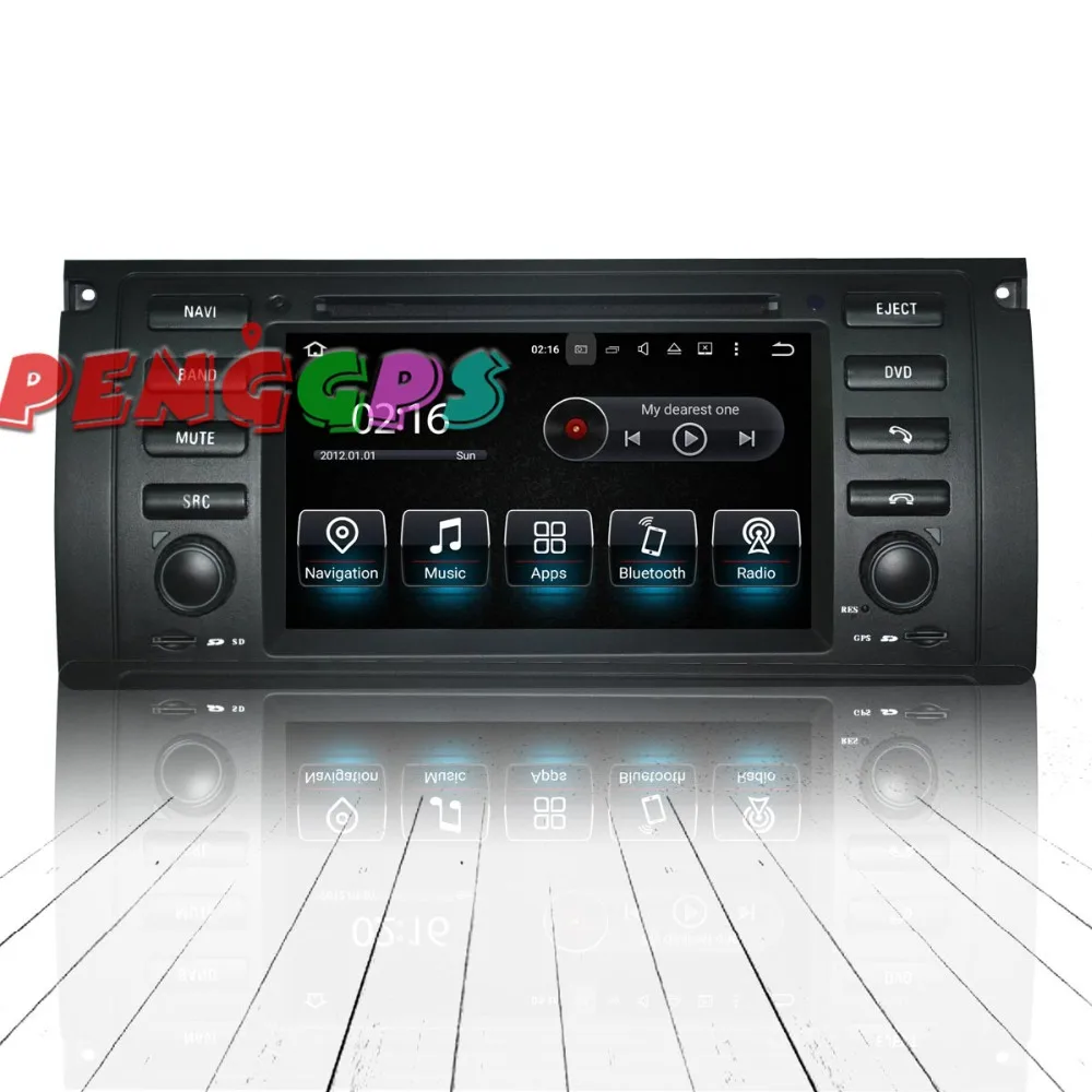 Android 8 0 7 1 автомобиля Радио стереосистема с GPS для BMW X5 M5 1995-2003 E39 E53 2000-2007 Мультимедиа