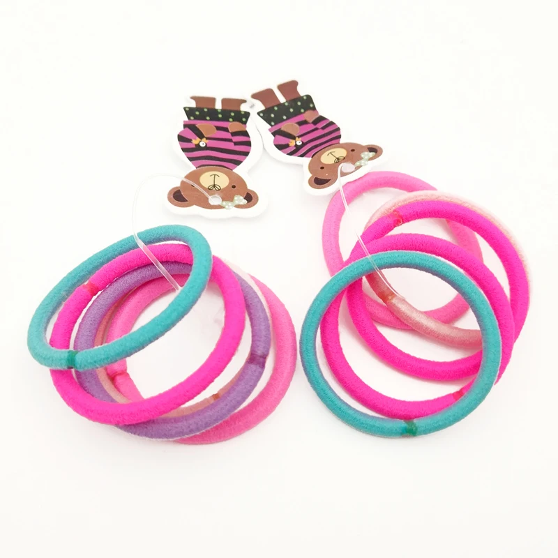 

20Pcs/Pack Hair Accessories Cute Elastic Rubber Band High Quality Kid Ponytail Holder Headband Ties Gum Size 3CM