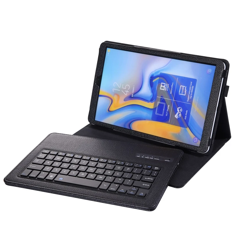 Чехол с клавиатурой Lychee для Samsung Galaxy Tab A 10 5 модель Sm T590/T595/T597 тонкая легкая