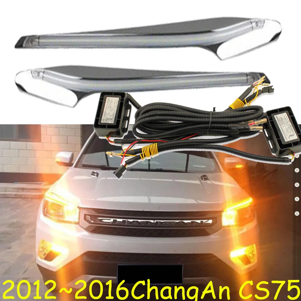 Видео ChangAn CS75 Дневной светильник автомобильные аксессуары туман светодиодный 2012