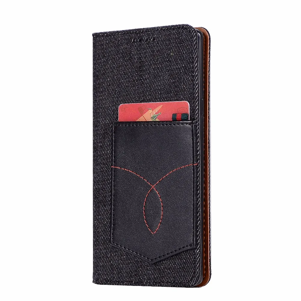 20pcs/lot Absorption Cowboy pocket 2 card housing new cover case for samsung galaxy Note 8 9 pouch leather | Мобильные телефоны и