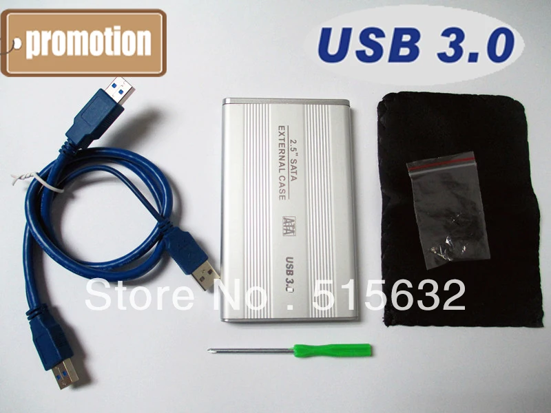 2 5 &quotUSB 3 0 чехол для жесткого диска SATA внешний корпус серебристый|case hard drive sata|usb 3.0