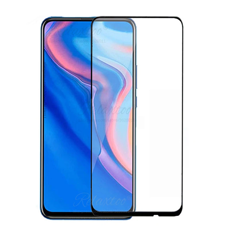 9D полное покрытие закаленное стекло для Huawei P Smart Z защита экрана 9H защитная пленка