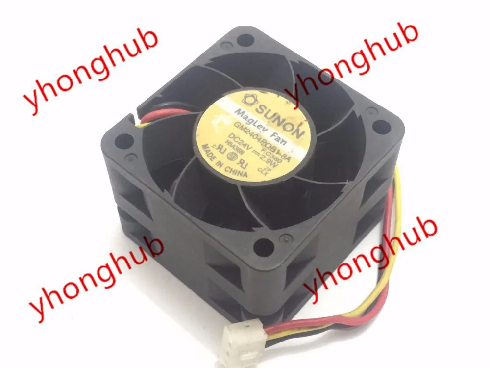 SUNON GM2404PQB1-8A F.C360 DC 24V 2,9 W 40x40x28 мм вентилятор охлаждения сервера