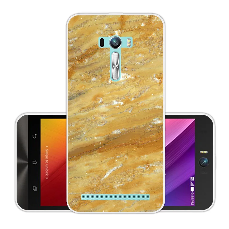 Силиконовый чехол для Asus Zenfone Selfie ZD551KL телефона из мягкого ТПУ 5 дюйма задней