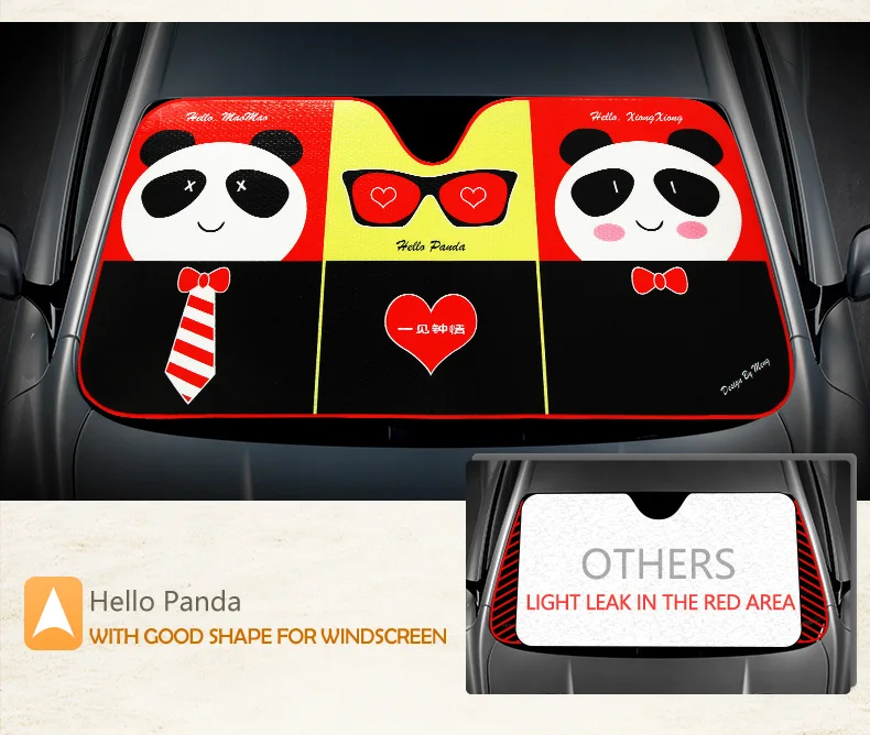 Универсальный солнцезащитный козырек Karcle двухслойная утолщенная Крышка для