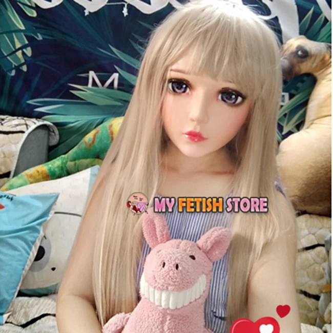 (Yan 07) Женская милая полимерная полуголовная маска кигуруми с глазками BJD Косплей