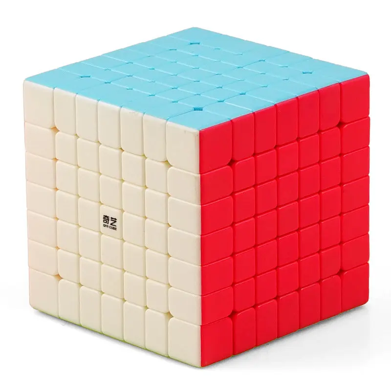 Новый Qiyi S 7x7x7 магический куб Stickerless MoFangGe MFG QiXing Speed Cube Игрушка для соревнований