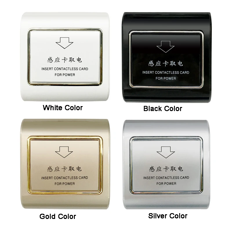 

Free Shipping 13.56Mhz Hotel M1 Key Card Energy Saver Switch Hotel Card Holder Switch wtih card kye