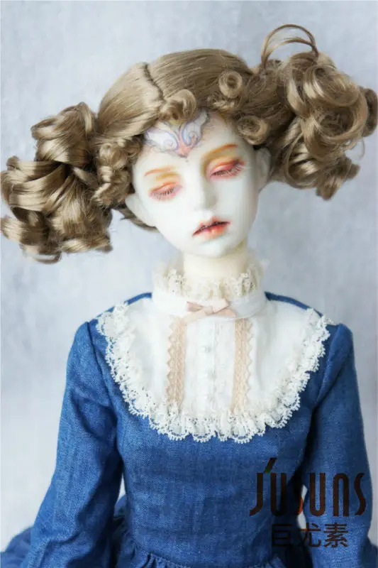 JD087 1/4 1/3 милые два пони мsd SD куклы Размер 7 8 дюймов 9 BJD парики синтетические