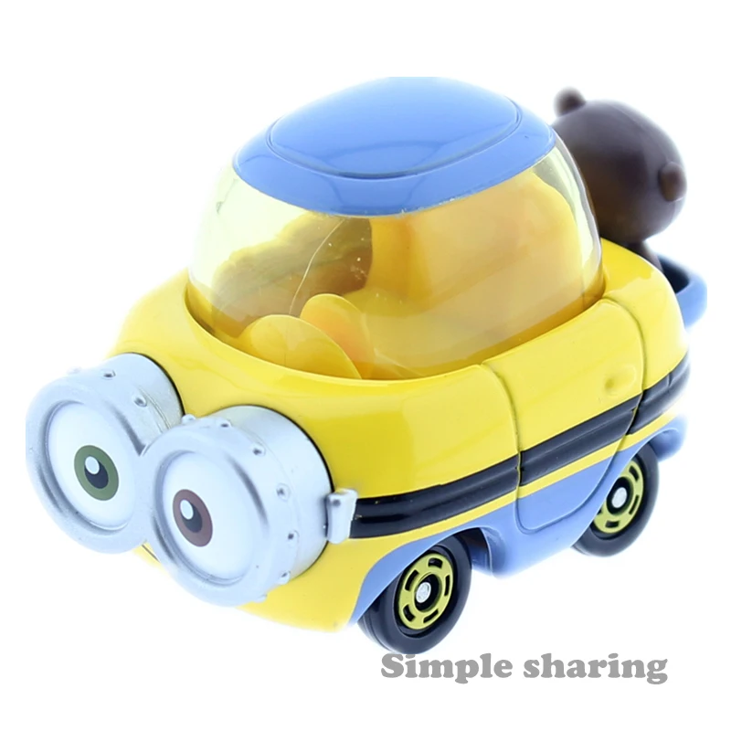 Takara Tomy Dream Tomica No.144 минион Боб фигурка машина игрушка литья под давлением Аниме