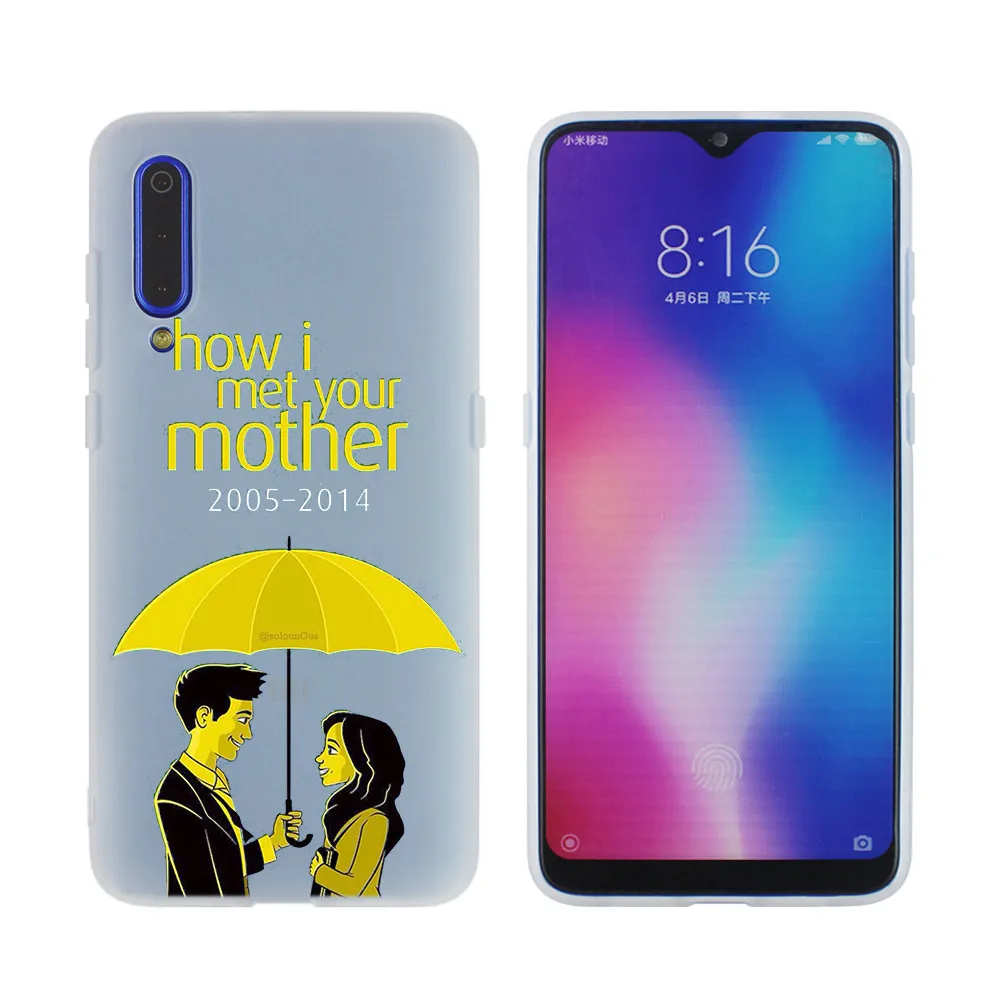 Soft picture 3D Чехол для телефона Xiao mi cc 9 mi 9 8 A2 Lite SE A1 f1 6 6X 5X MAX 3 mi X 2S Cover mi 9 mi 8 how i met My mother himym quotes - Цвет: Soft picture 3D