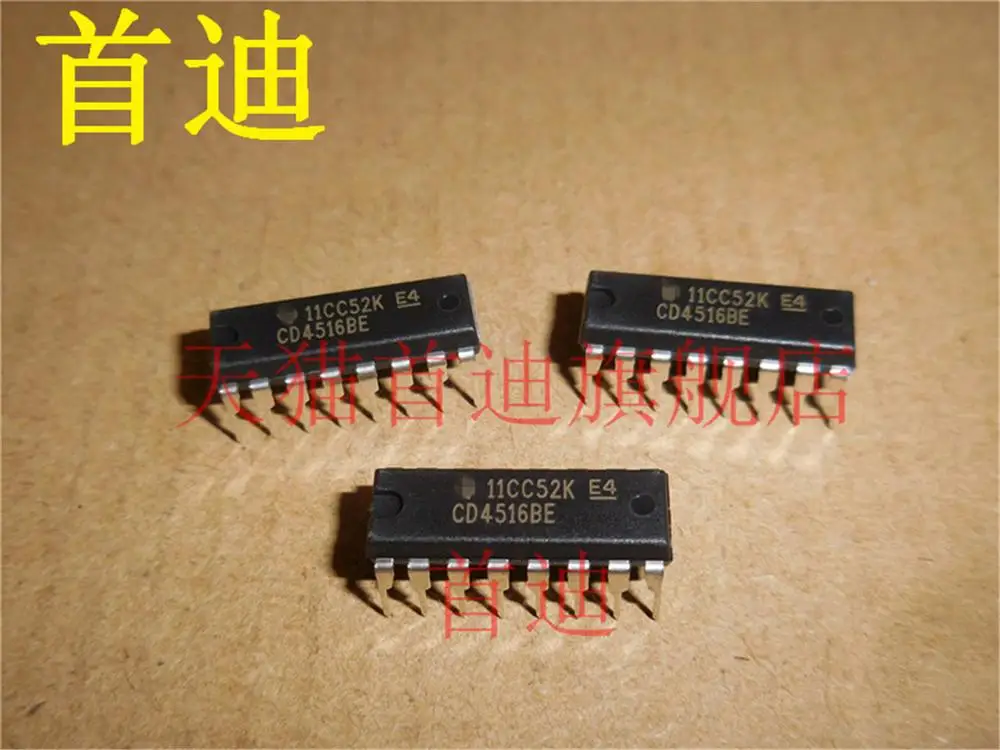 Новый Оригинальный CD4516BE CD4516 P16 Бесплатная доставка|shipping free| |