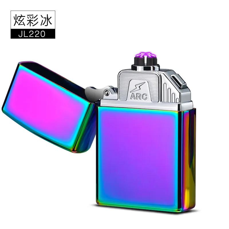 Новая электрическая зажигалка для сигарет металлических шесть дуги плазменный