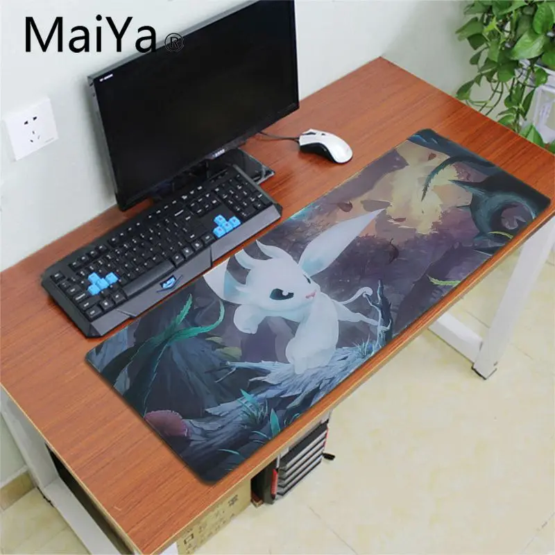 Lock Edge 30x80cm Maiya винтажный крутой ori и слепой лес геймерский скоростной маленький резиновый коврик для мыши большой коврик для мыши клавиатуры коврик - Цвет: Lock Edge 30x80cm