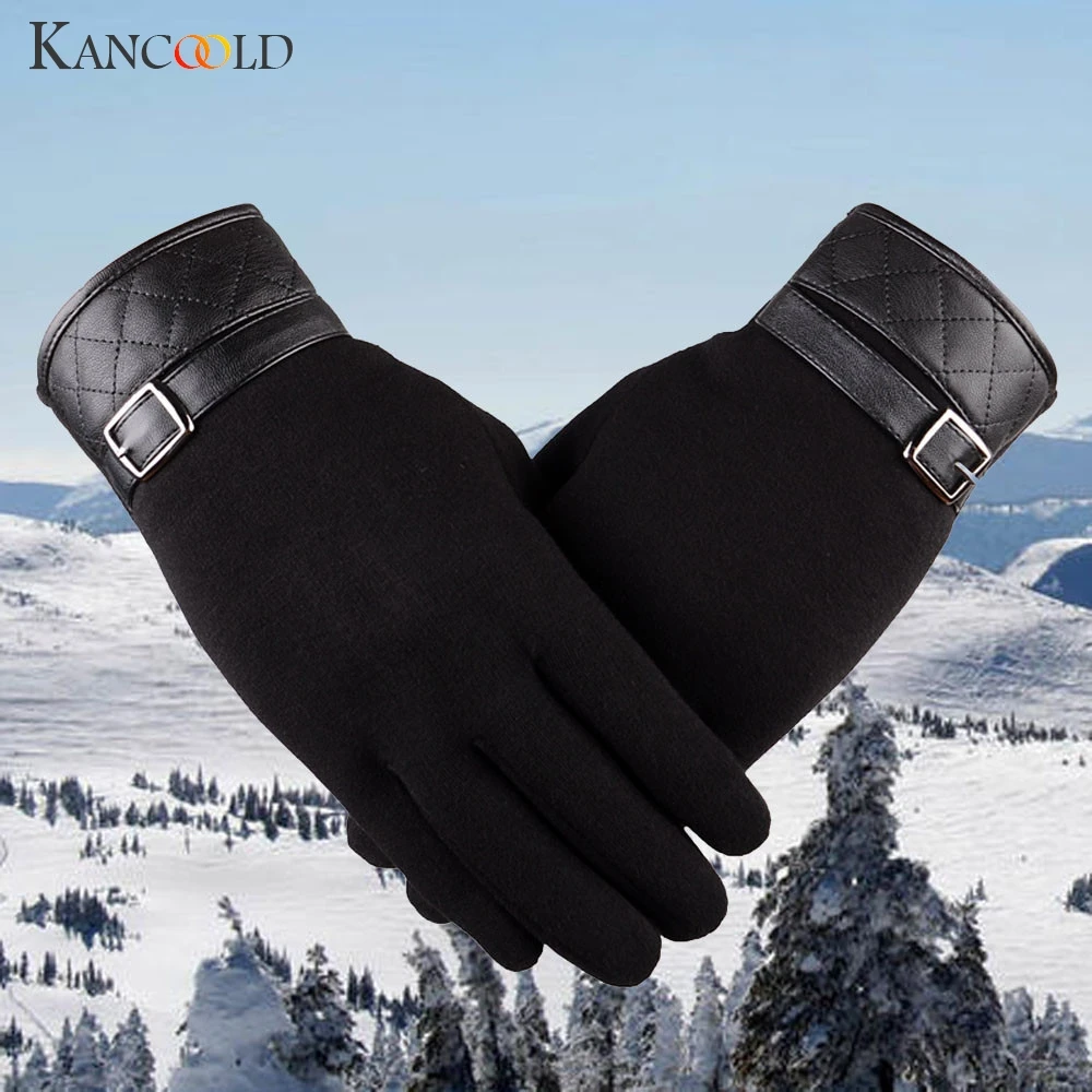 Перчатки kancoold мужские теплые зимние мотоциклетные лыжные перчатки для сноуборда высококачественные хлопковые повседневные мужские перчатки 2018NOV23
