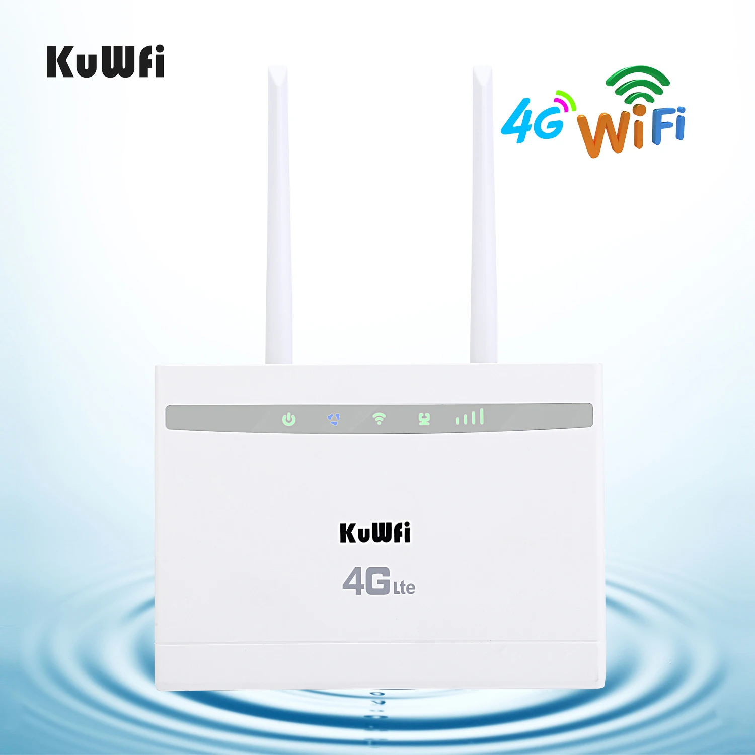 KuWfi 4G CPE Wifi маршрутизатор 3G/4G LTE модем до 32 пользователей 150 Мбит/с Cat4 беспроводной с