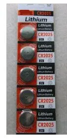Бесплатная доставка 10 шт./лот 3 в CR2025 литиевая батарейка батарейка|coin cell battery|cr2025