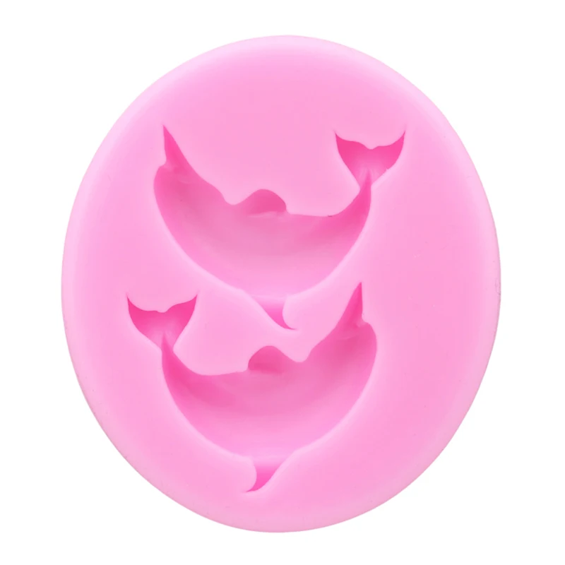 3D Fondant (сахарная) Дельфин Форма силиконовые изделия из сахара форма для торта