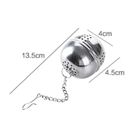 stainless steel ball tea leak ball tea leak mesh filter strainer tea infuser with rope chain home kitchen tools