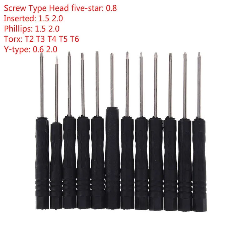 Набор многофункциональных магнитных прецизионных мини отверток 1/12 шт. для Apple